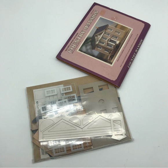 Vintage Country Mansion Model Building Master Plan Model Buildings Wren Style - Picture 9 of 11